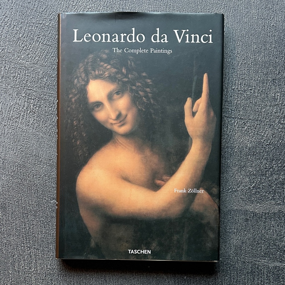 Taschen Leonardo da Vinci Hardcover Book - Black, Brown, Cream